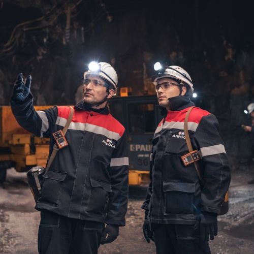 Промышленная съёмка сотрудников компании АЛРОСА - крупнейшего производителя алмазов